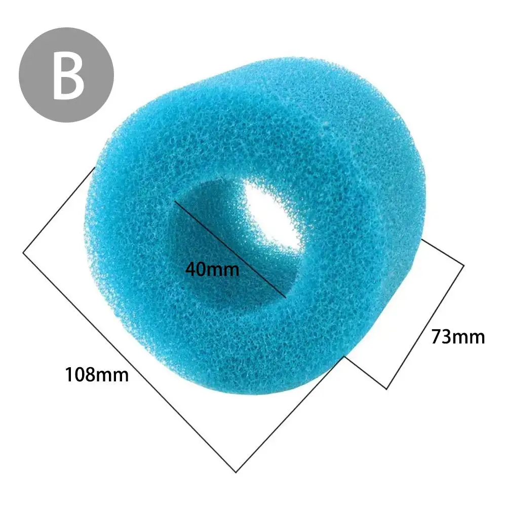 Цилиндрический фильтр для бассейна Многоразовый моющийся Поролоновый