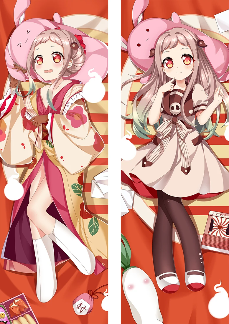 

Coscase Japan Anime Toilet-Bound Hanako-kun Nene Yashiro Dakimakura Decorative Body Pillow Case Hugging Body Pillow Cover Case
