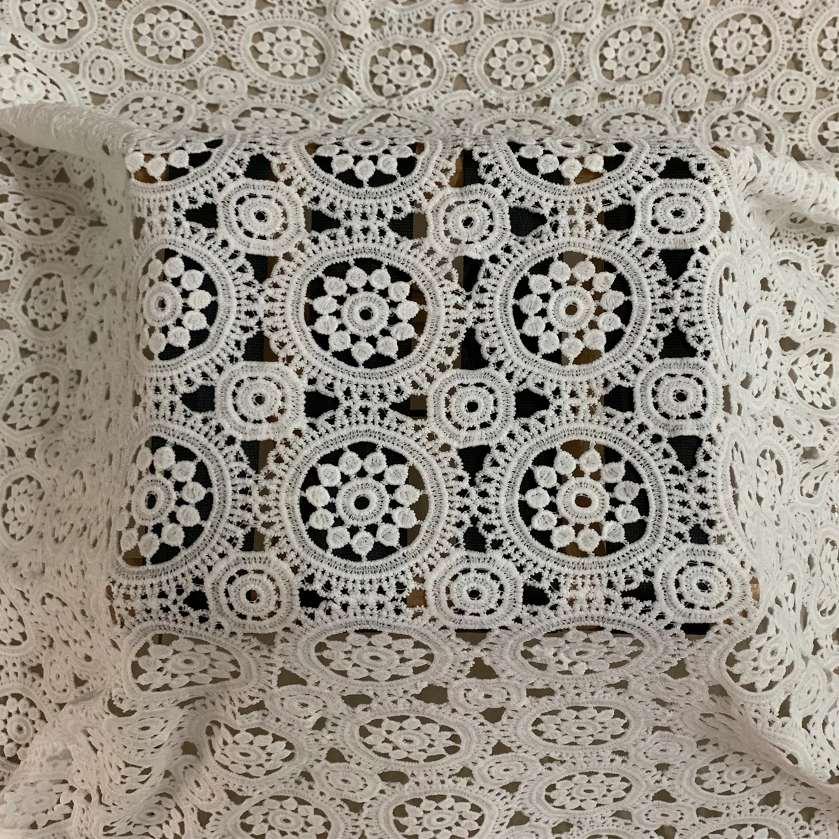 1 ярд африканская кружевная ткань белый гипюр 2019 высококачественный молочный