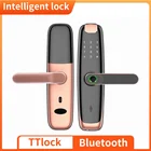 X8 смарт-замок с отпечатком пальца, дверной замок TT, управление через приложение, для удаленного открытия двери, несколько способов разблокировки