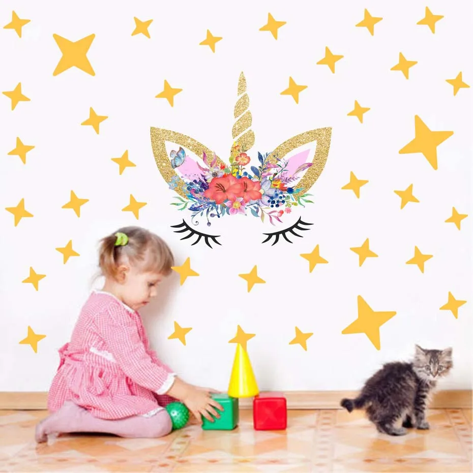 Лошадь монограмма тема стикер на стену виниловый арт-дом Декор для девочек