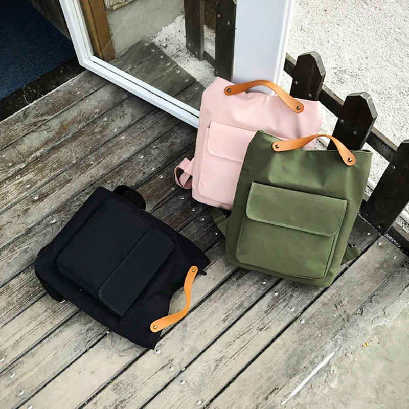 

Women Backpack Girls Canvas Shoulder School Travel Bag Student Casual Rucksack
