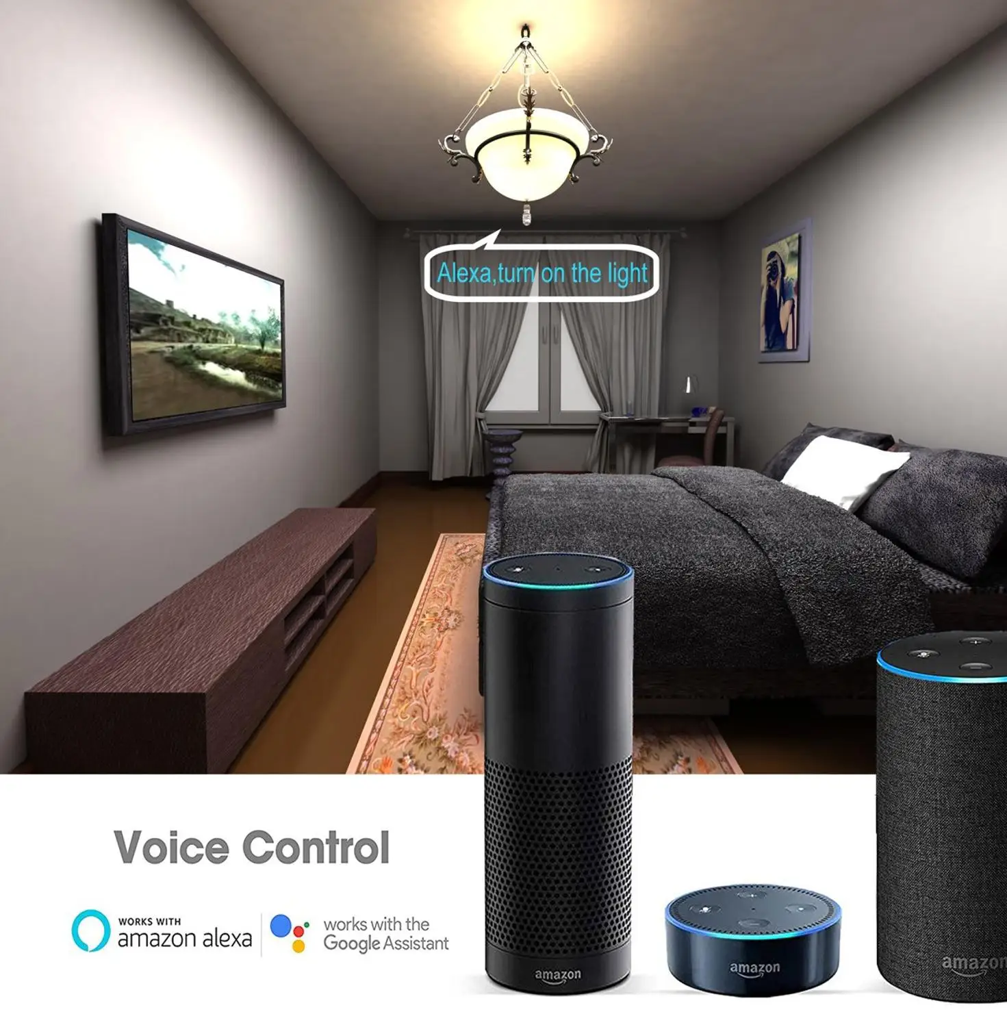 Wi-Fi дистанционный переключатель освещения кнопочный приложение Smart