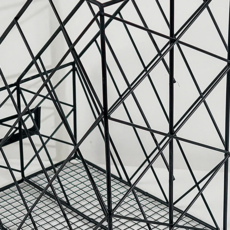 2 секции подставка для журналов держатель файлов настольный металлический