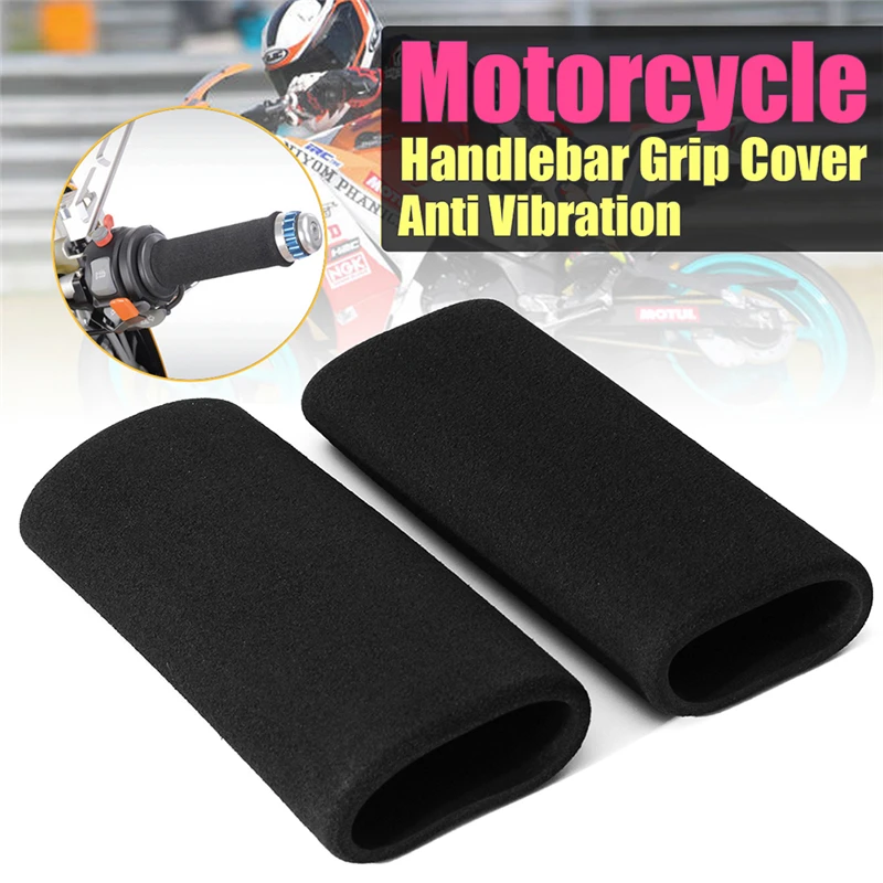 

Motorcycle Bike Non-Slip Handlebar Cover Vibration-Proof Comfortable Sponge Handlebar Gloves Motorcycle Accessories