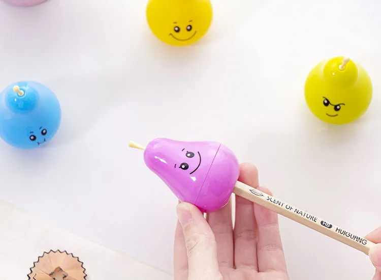 1 шт. Милая kawaii креативная большая груша точилка для карандаша точилка для карандашей студенческие канцелярские принадлежности школьная Sffice поставка