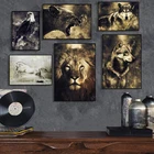 Постеры и принты в скандинавском стиле с левом, волком, Орлом, лошадью