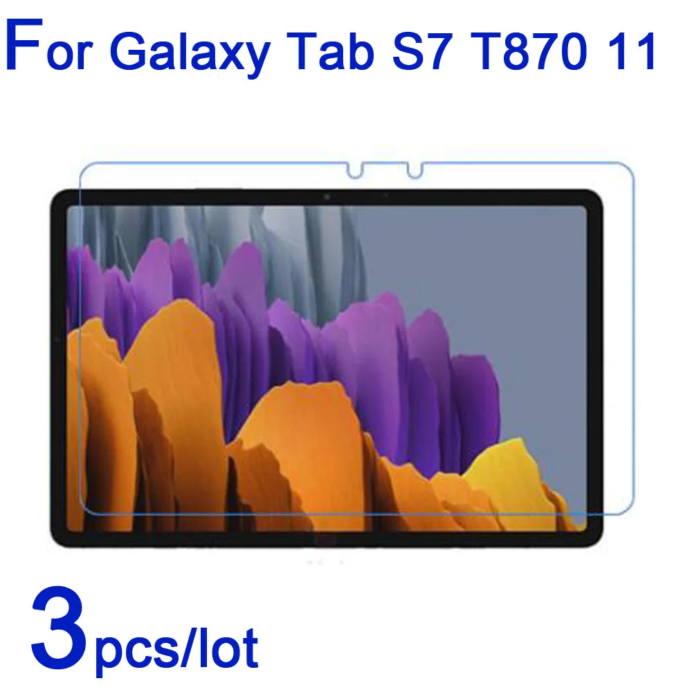 3 шт./лот Защитные пленки для экрана Samsung Galaxy Tab S7 PLUS T870 T970 11 12 4 дюймов Глянцевая