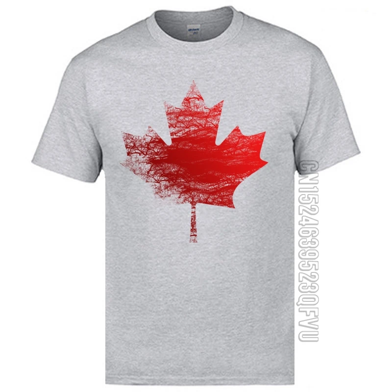

Good Quality Men's Leisure Tops T Shirts Glory Canada Red Maple Leaf T-Shirt Printed Slim Fit Fashion Male Big Size Tee Shirt XL