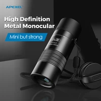 apexel 6x20m monocular telescope 0 3m closest shooting to unlimited distance focus telescope lenses for hunting camping travel