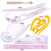 kaobuy 8pcs plastic french curve measure pattern grading rulers sewing ruler supplies stick pattern design dressmaking tailor