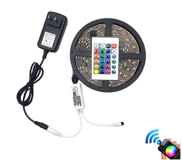 5 м 10 м водонепроницаемый светодиодный RGBW RGBWW RGB ленточный светильник SMD 5050 светильник с дистанционным управлением адаптер питания RGB Fita ленточная лампа светодиодный комплект лент