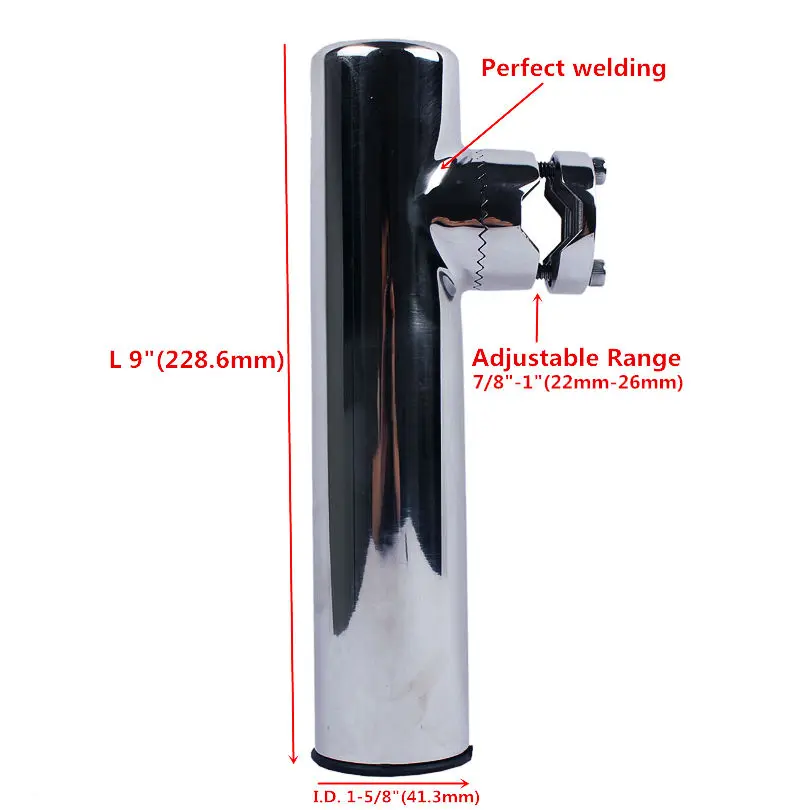 Рыболовные снасти для морской лодки зажим из нержавеющей стали держатель удочки