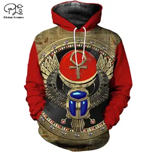 PLstar Cosmos, Хорус, египетский фараон, анубис, Древний Египет, новая мода, унисекс, 3DPrint, молниятолстовкиСвитшоткурткаMenWomen 15