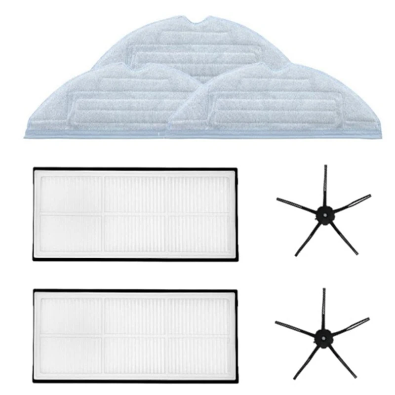 

For Roborock S7 T7S T7SPlus Accessory of Washable Filter Mop Cloth Side Brush Robot Vacuum Cleaner Parts
