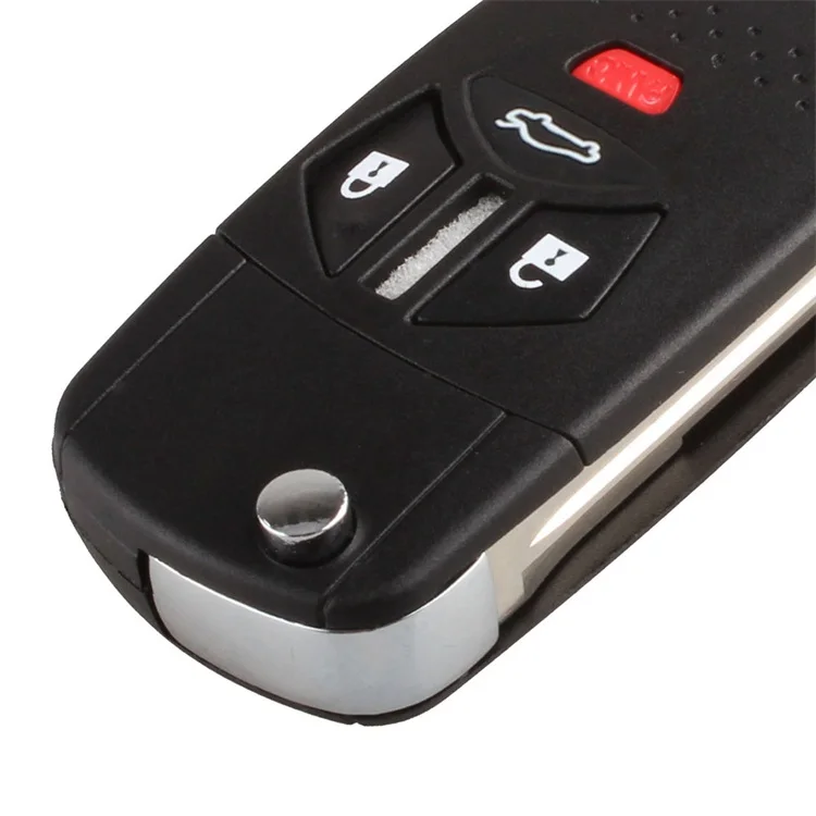 Складной Корпус для ключей Yetaha 3 + 1 4 кнопки чехол брелок Mitsubishi Galant Eclipse Lancer endeaver