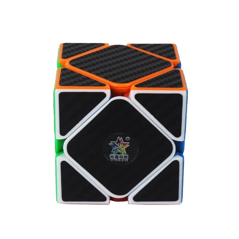 Наклейка из углеродного волокна YUXIN скошенный магический куб скоростной