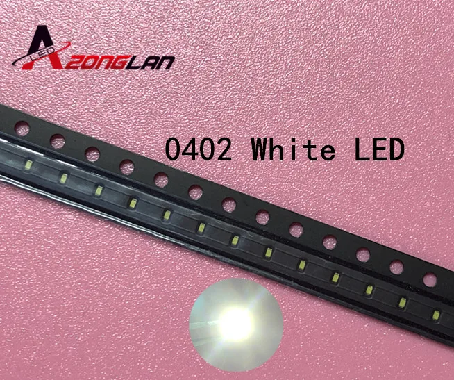 1000 шт. 0402 SMD светодиодный светильник СВЕТОДИОД smd белый 1 0*0 5*0 4 мм 1005 супер