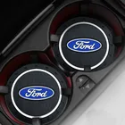 1 шт., автомобильный нескользящий коврик для подстаканника Ford Focus 2 3 4 MK2 MK3 MK4 Kuga Ecosport Fiesta