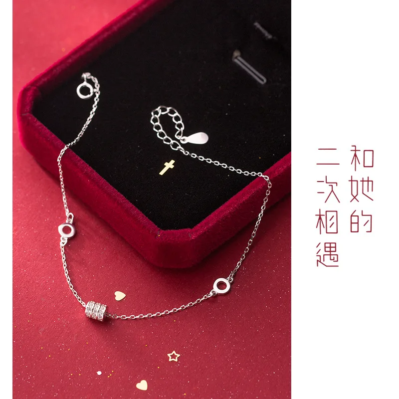 Trustdavis Аутентичные 925 стерлингового серебра милые Полые Круглые мерцающие CZ