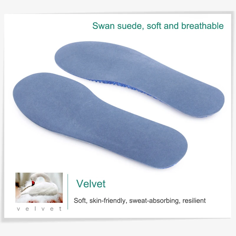 

1 Pair Unisex Free Size Insole Silicone Massaging Insoles Pads Orthotic Arch Sport Shoe Gel Insole K2