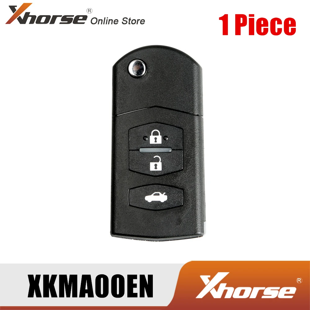 Проводной дистанционный ключ Xhorse XKMA00EN для Mazda Flip 3 кнопки английская версия 1 шт.| |