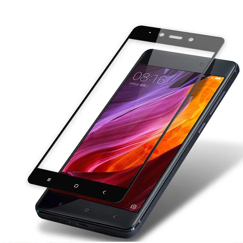 

Защитное стекло для Xiaomi Redmi Note 4X, закаленное стекло с полным покрытием