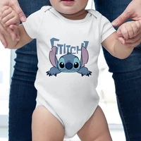 toddler bodysuits lilo stitch harajuku kawaii infant romper lovely cartoon baby girl boy onesie casual cute infant clothes