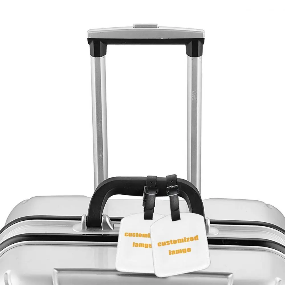 

WHEREISART Custom Travel Accessories Luggage Tag Suitcase ID Addres Holder Baggage Boarding Tag Portable Label 2PCs