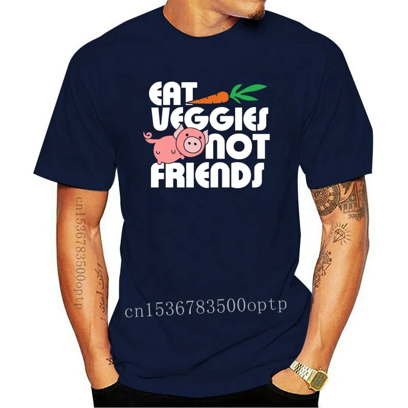 

Футболка с надписью «Eat Veggies Not футболка с изображением животного Men», футболка для веганов, забавная надпись, одежда, новый дизайн, топ, хлопк...