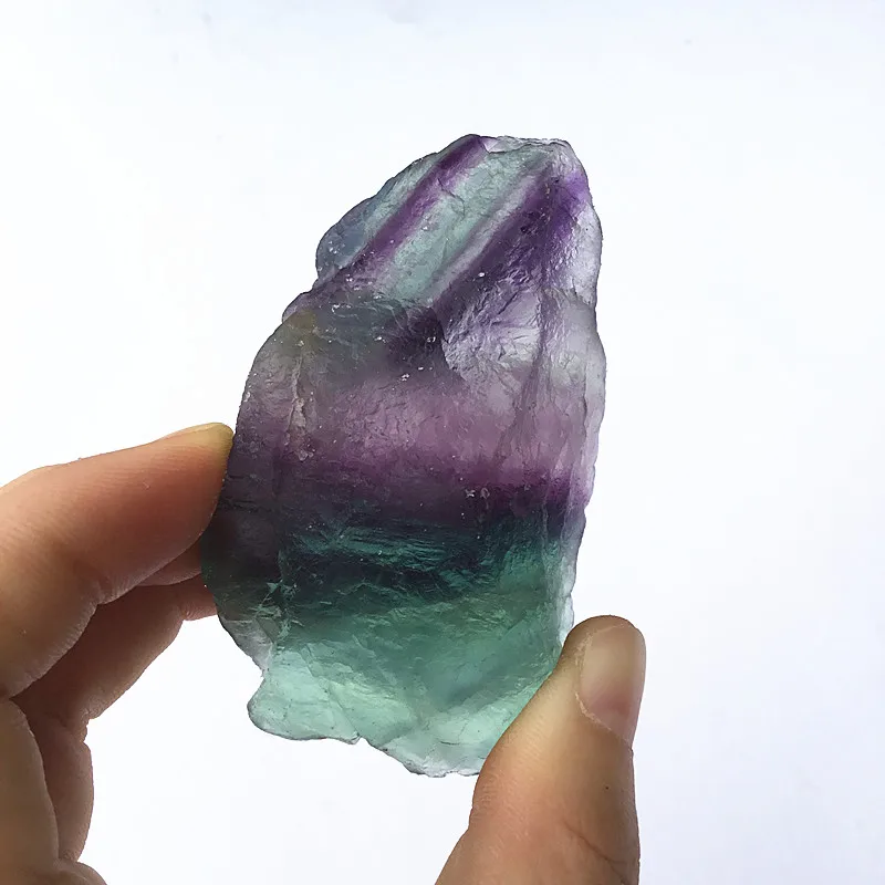 Натуральный Необработанный Радужный флюорит необработанный камень натуральные