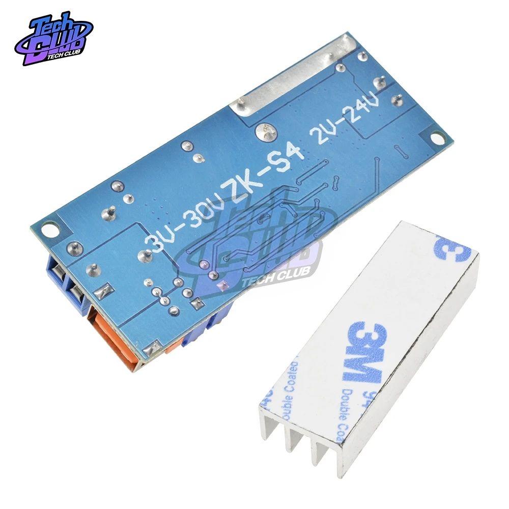 Повышающая плата с USB портом Регулируемый Модуль повышения мощности 80 Вт