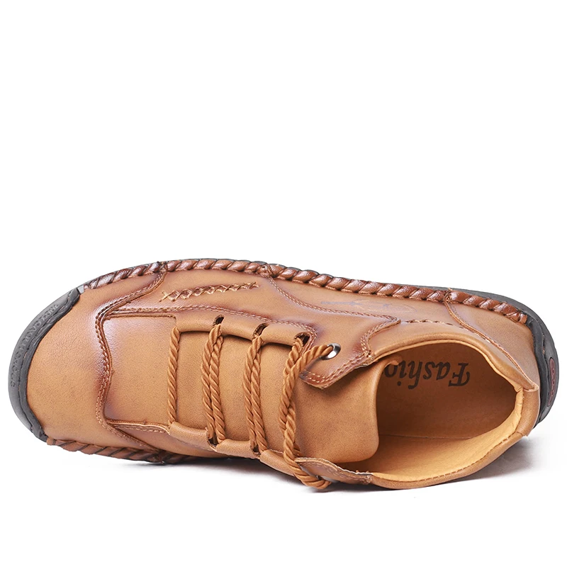 Кроссовки JUNJARM мужские кожаные модная повседневная обувь дышащие брендовые