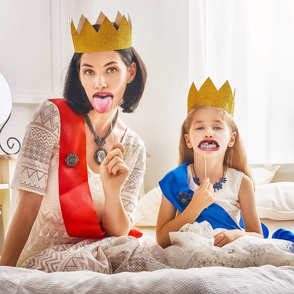 40 шт. губы рот DIY Забавные фотобудки реквизиты Свадебные вечерние украшения для невесты для девичника принадлежности для дня рождения