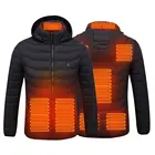 Мужские зимние куртки с электроподогревом для 2-8 регионов, одежда для охоты, лыжная куртка, парки, верхняя одежда, жилет с USB-подогревом, теплая мотоциклетная куртка