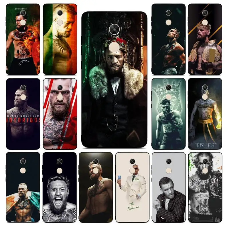 

Yinuoda Conor Mcgregor boxing King Phone Case for Redmi Note 8 7 9 4 6 pro max T X 5A 3 10 lite pro