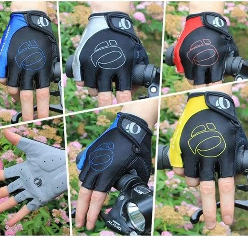 

1Pair Gel Half Finger Cycling Gloves Anti-Slip Anti-sweat Bicycle Left-Right Hand Gloves Anti Shock MTB Road Bike Sports Gloves