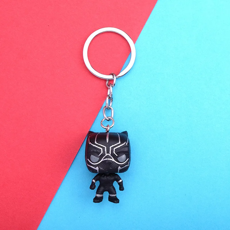 Модные Новые поп игрушки брелок Marvel Капитан Америка Железный человек брелок Дети Чудо Женщины брелок сумка Подвеска ювелирные изделия - Цвет: 2