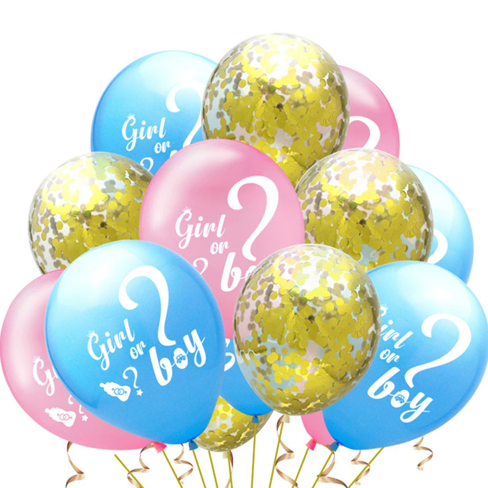 Пол раскрыть Baby Shower День рождения украшения Покупаете ли вы для мальчика или