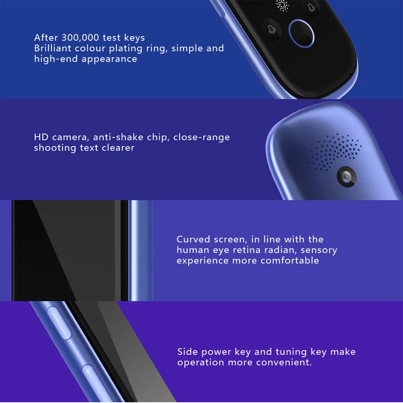 K1 Pro Simultaneous smart Voice Translator 2.4 Inch WIFI 500MP photo translation Multi-language Portable Smart | Электроника