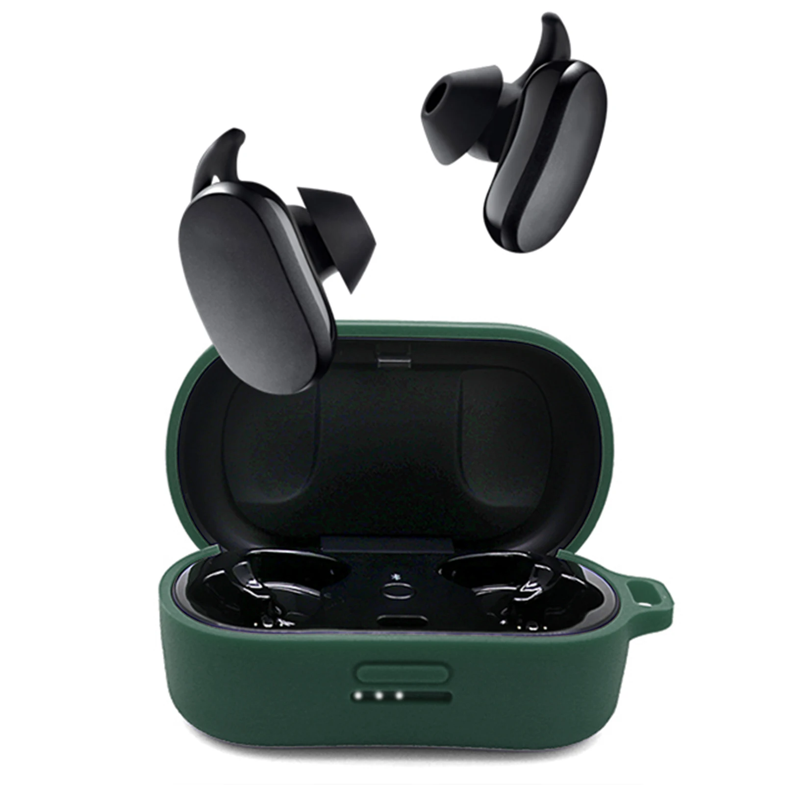 

New Washable Silicone Protective Cover Shell Anti-fall Earphone Case For BoseQuietComfort Earbuds Bluetooth Earphone