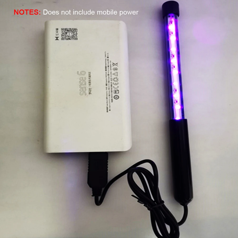 3 Вт 5 Портативный USB ультрафиолетовый УФ-светильник стерилизатор бактерицидная