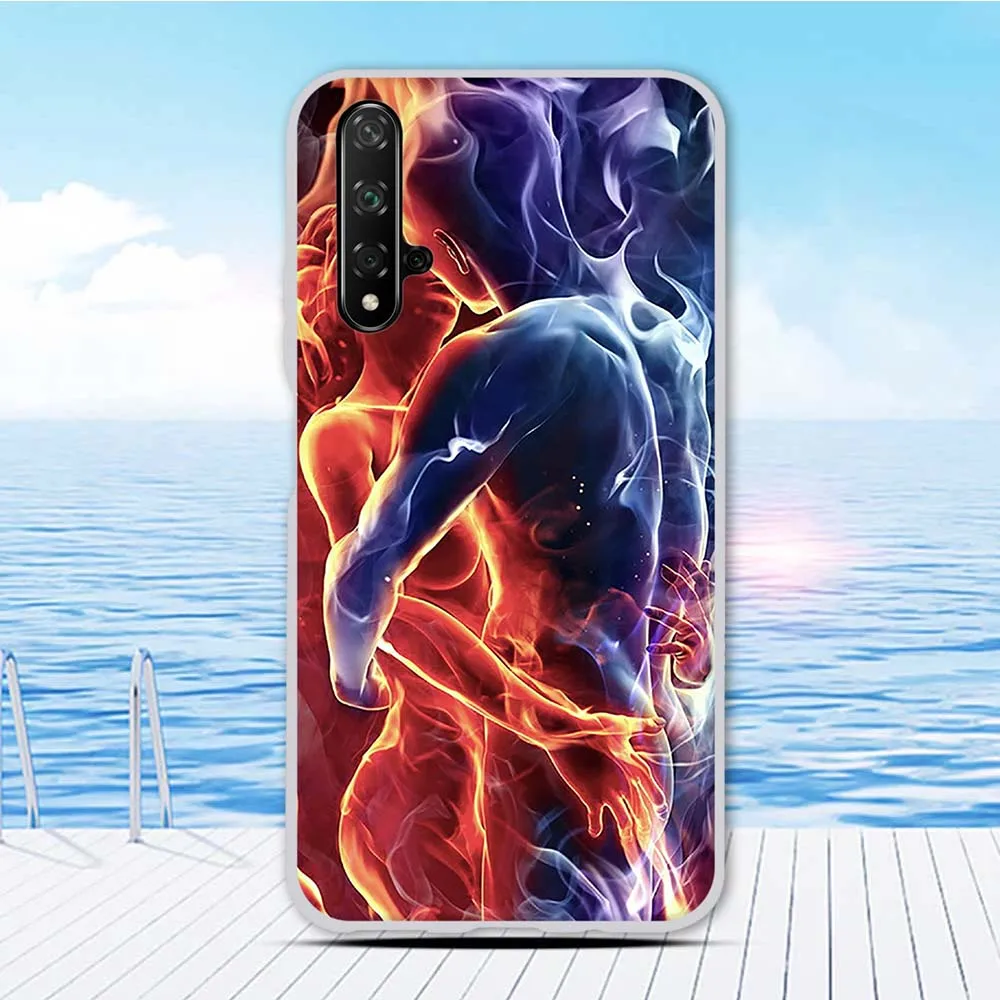 Чехол Funda 6,26 дюйма для huawei nova 5 T, силиконовый чехол для Honor 20, чехол с животным принтом, чехол для Honor 20 S, чехол для телефона, бампер - Цвет: 17