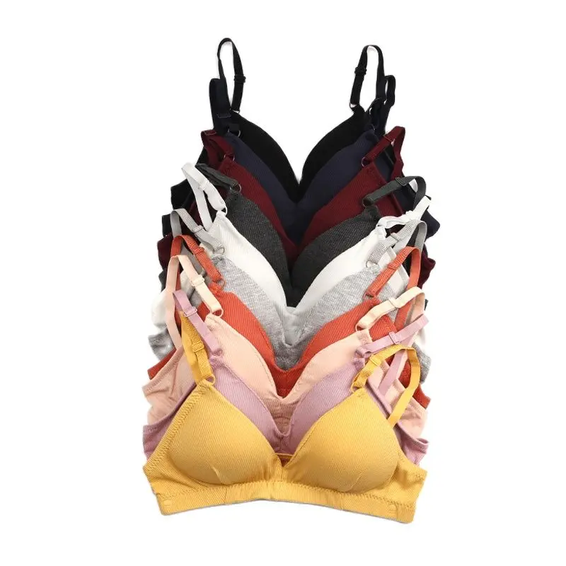 

Women Tank Crop Top Seamless Underwear Female Crop Tops Sexy Lingerie Triangle Cup With Removable Padded Camisole Femme Fashion