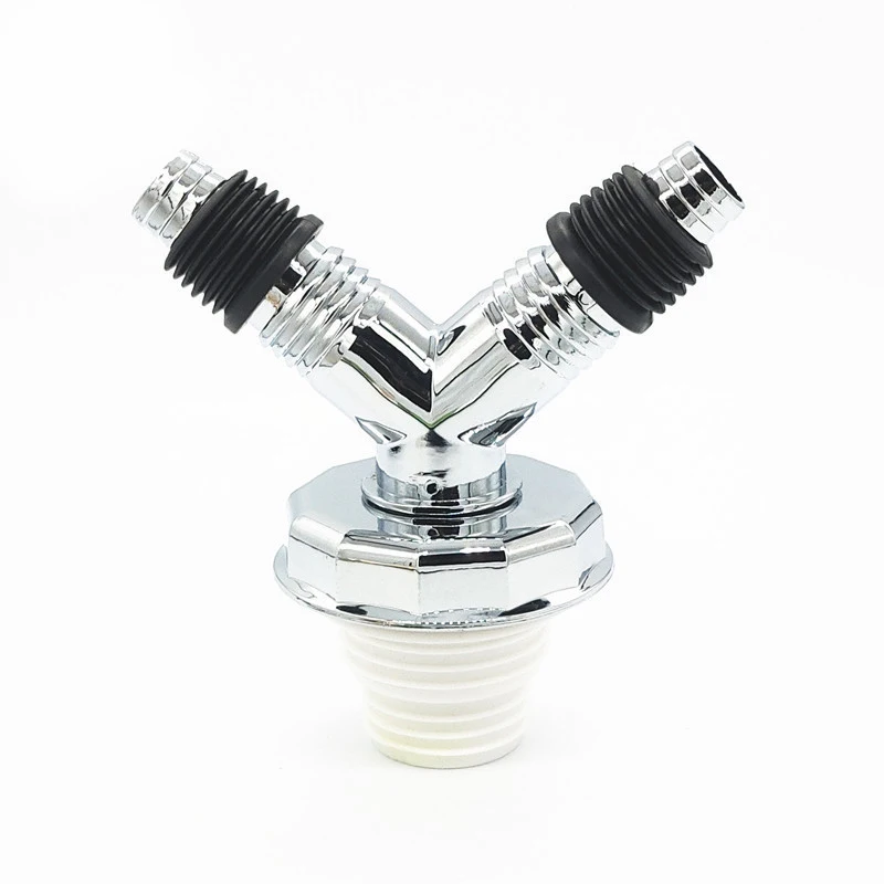 

Floor Drain Joint Snap Adapter Universal Fit Sealing Ring Sewer Chrome Pipe Connector Home Washing Machine