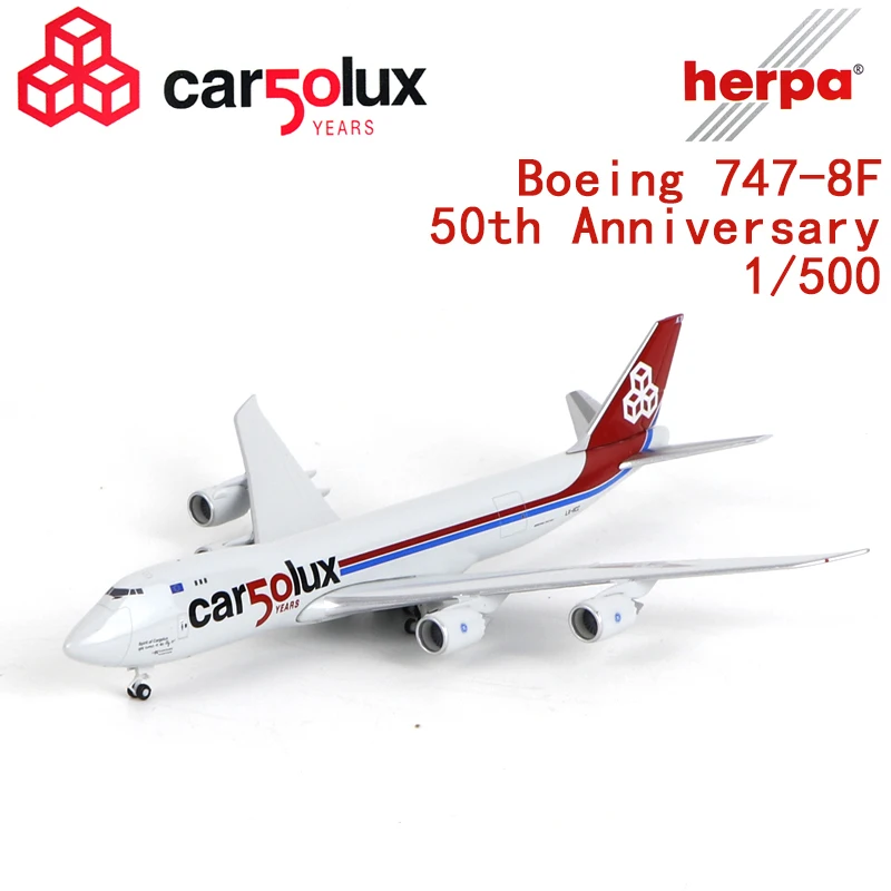 

Редкая коллекция Cargolux, модель самолета Боинг 747-8F 50-я годовщина, брикет 1/500 Herpa