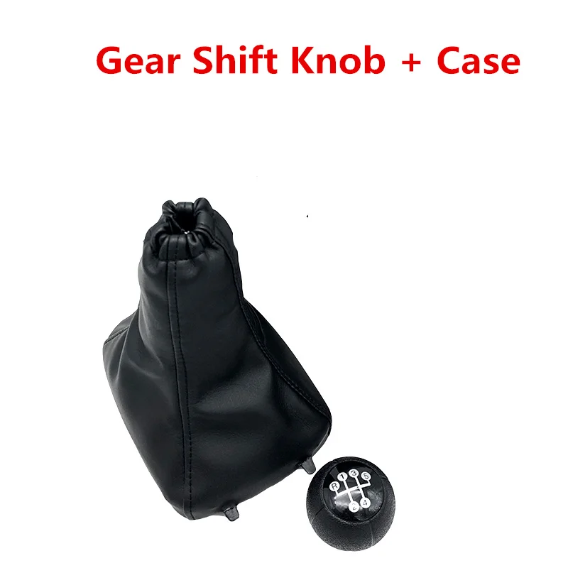 Gear Shift Knob Case Рычаг переключения передач рукоятка ручного тормоза крышка автомобиля против скольжения для ручного рычага стояночного тормоза ботинок для Vauxhall Opel Astra II G Zafira A 1998-2010 - Название цвета: Gear Shift Knob Case