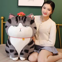 1pc 405070cm the emperor cat stuffed animal toy cute fat cat doll boys and girls birthday christmas gift