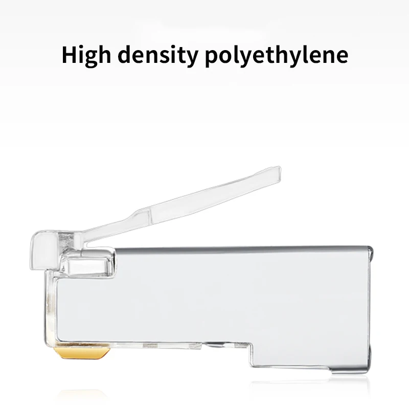 100 шт. Cat6 FTP RJ45 8P8C экранированный модульный разъем кабеля Ethernet сетевой кабель с