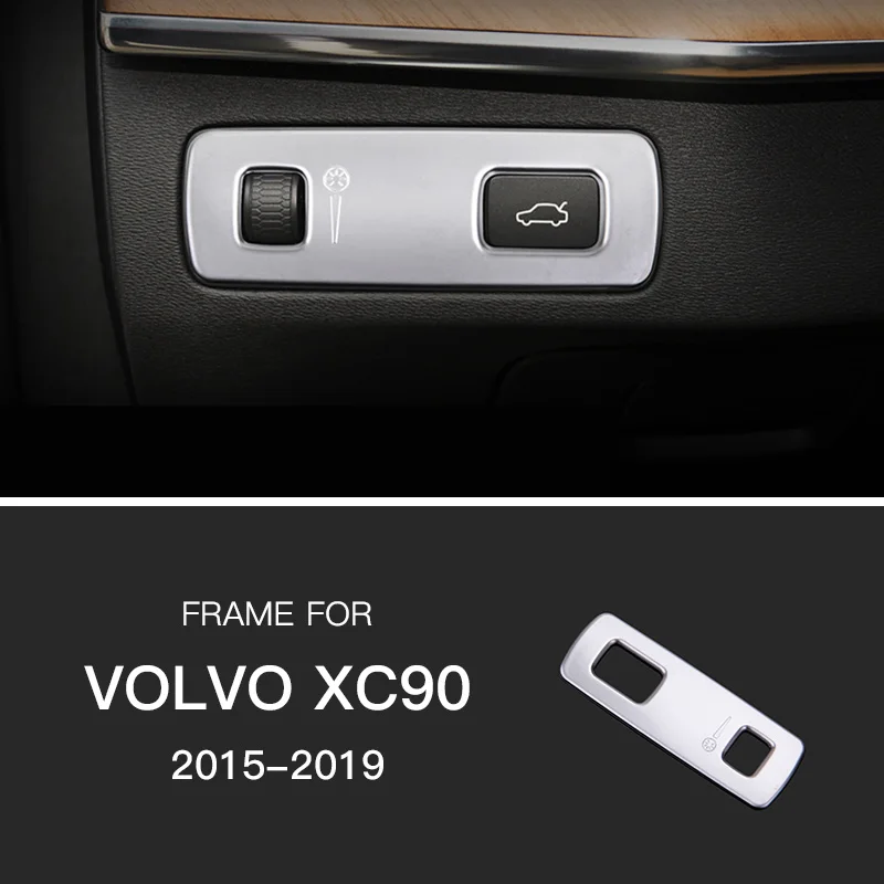 AIRSPEED хром ABS нержавеющая сталь для VOLVO XC90 аксессуары украшение автомобиля стикер Интерьер Литье - Название цвета: S